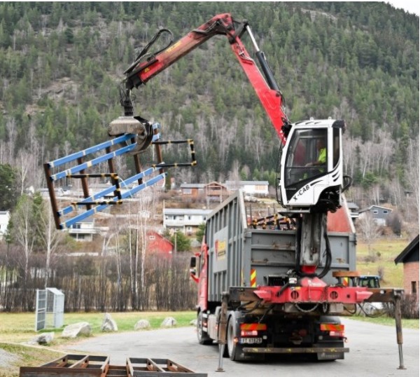 Krokbil med kran